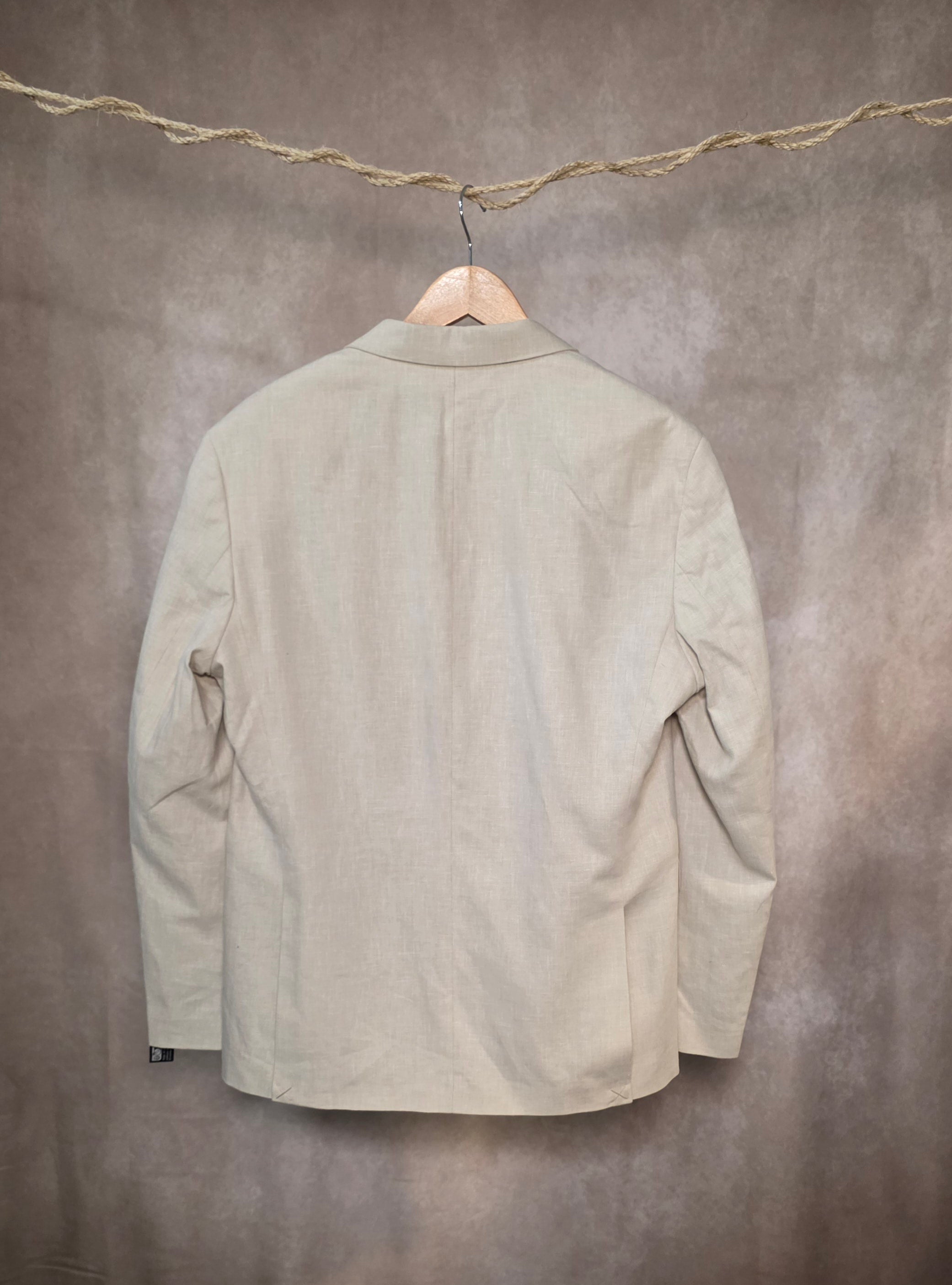 Blazer in misto lino