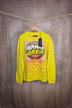 Felpa giallo oversize Frankie Morello
