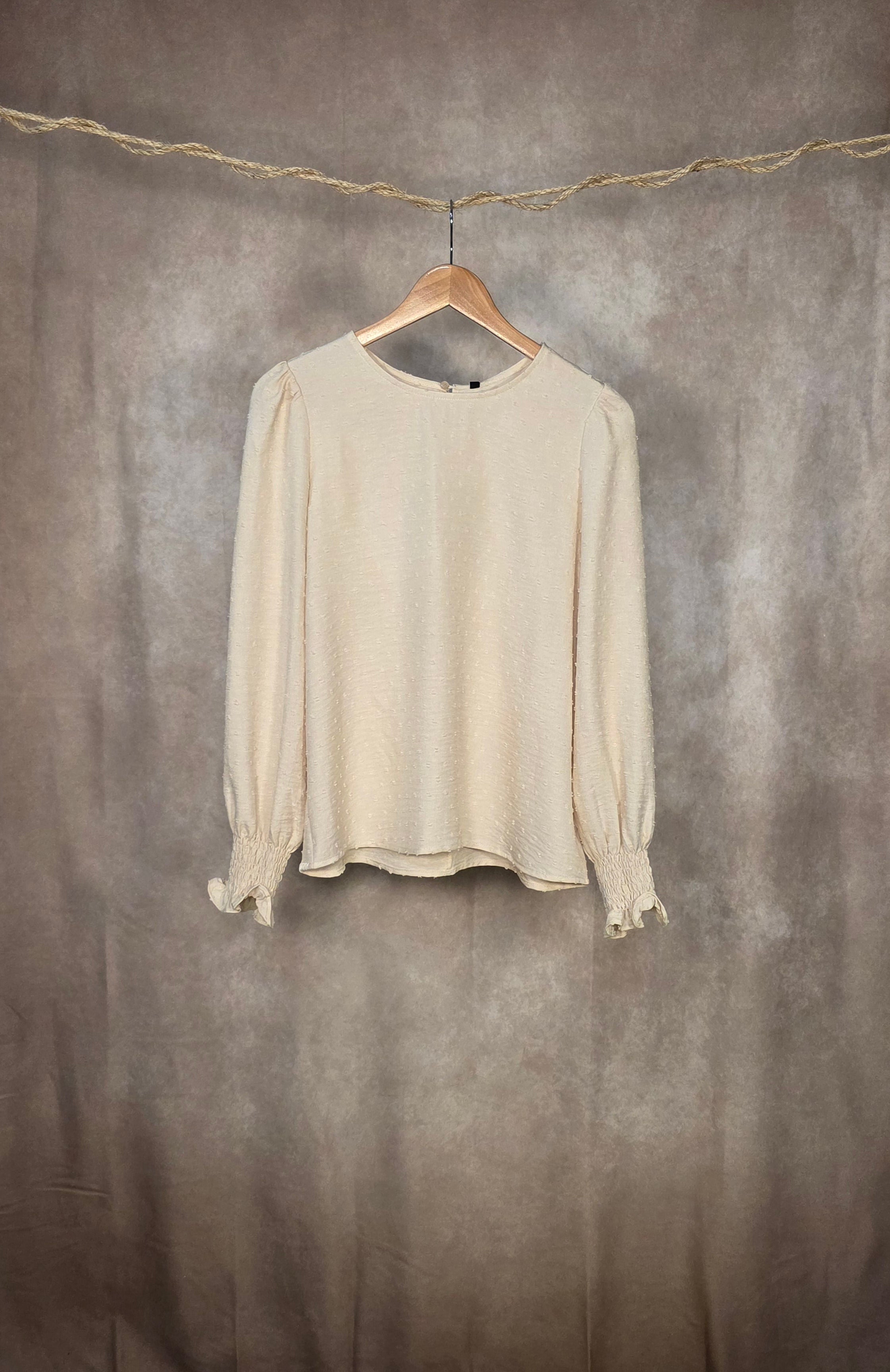Camicia fluida a maniche lunghe