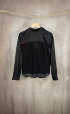 Camicia con retro in pizzo