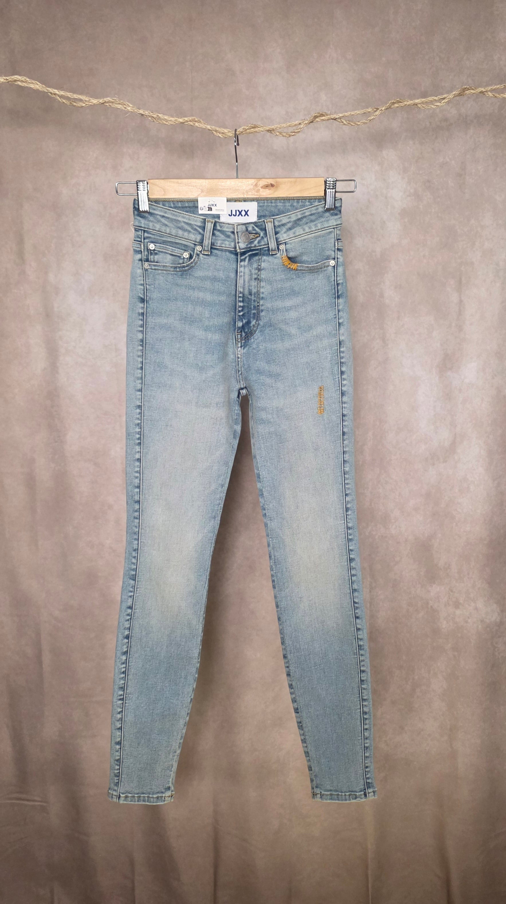 Jeans skinny fitted high waist