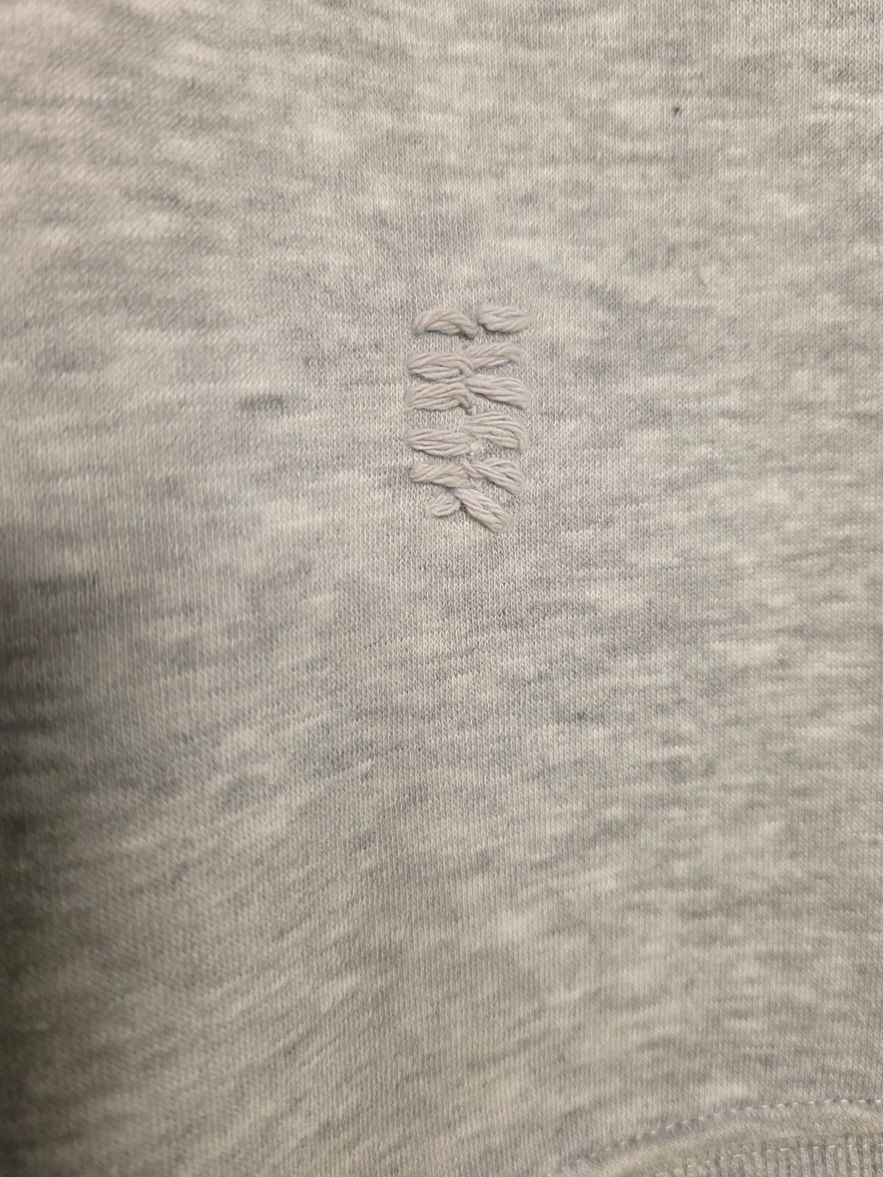 Felpa a  girocollo grigio