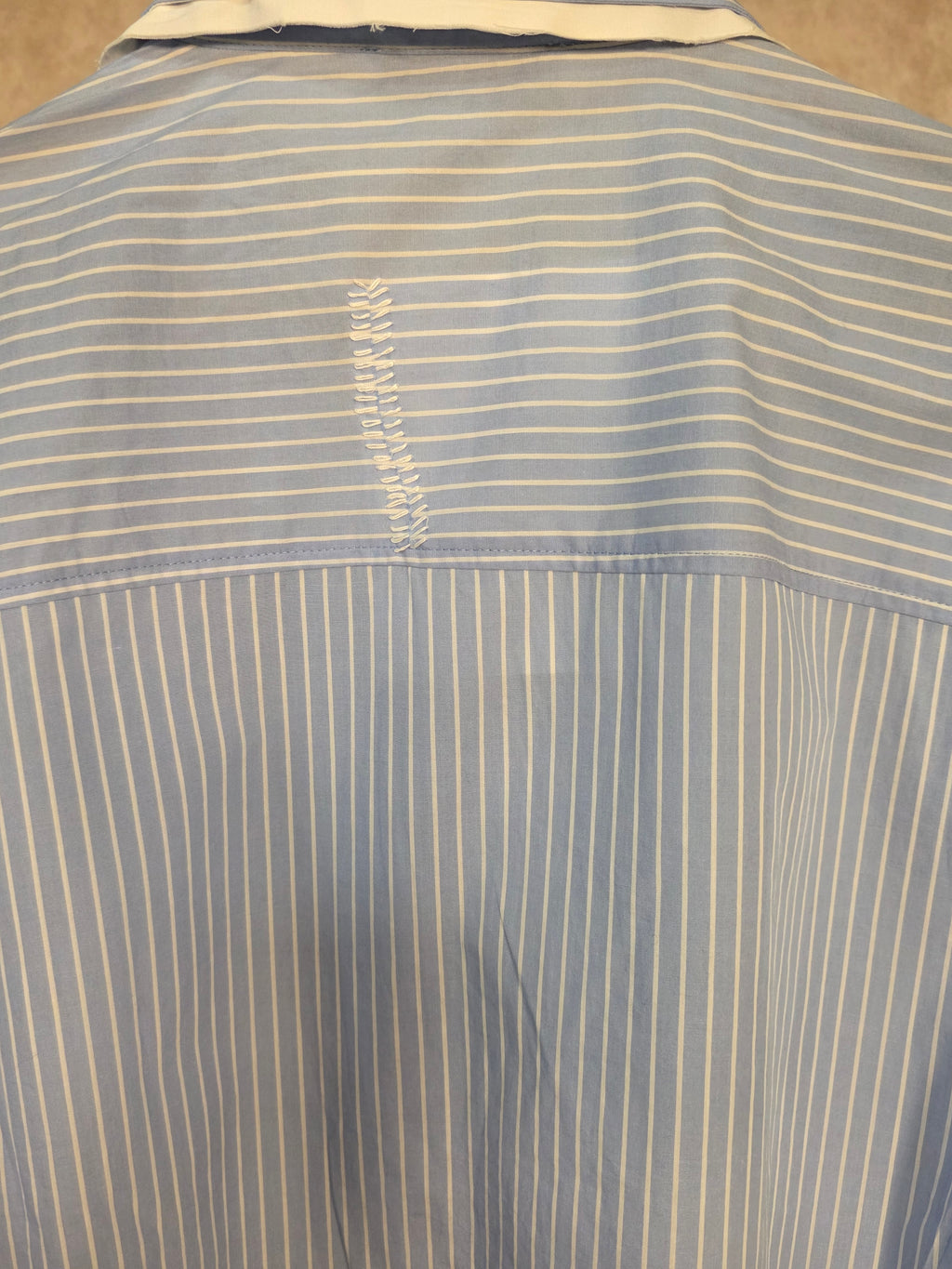 Camicia oversized gessata