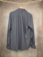 Camicia stretch stampa geometrica
