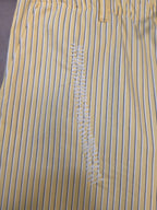 Pantaloni a righe con coulisse in vita