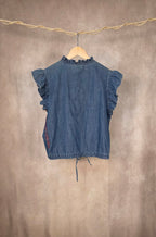 Canotta Jeans Smanicata