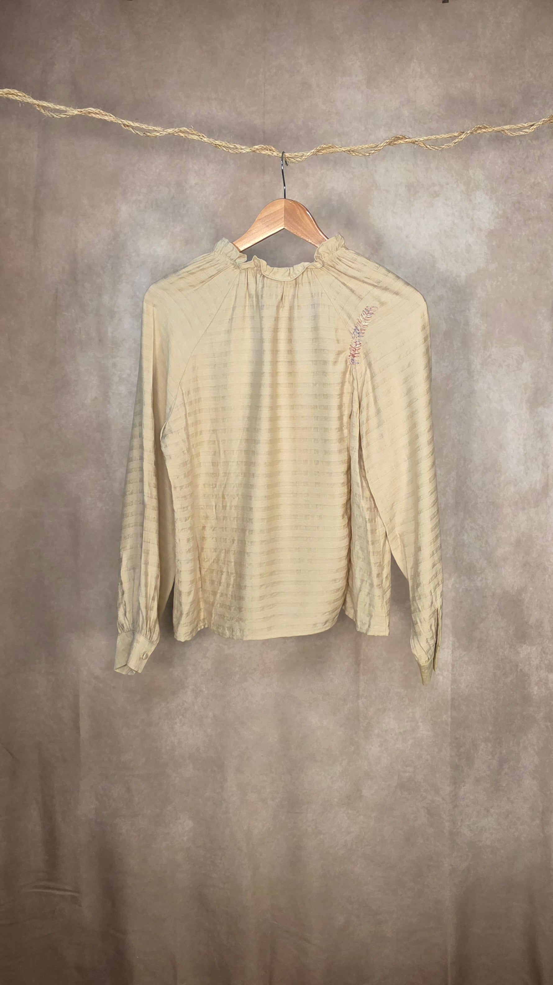 Camicia a maniche lunghe in viscosa