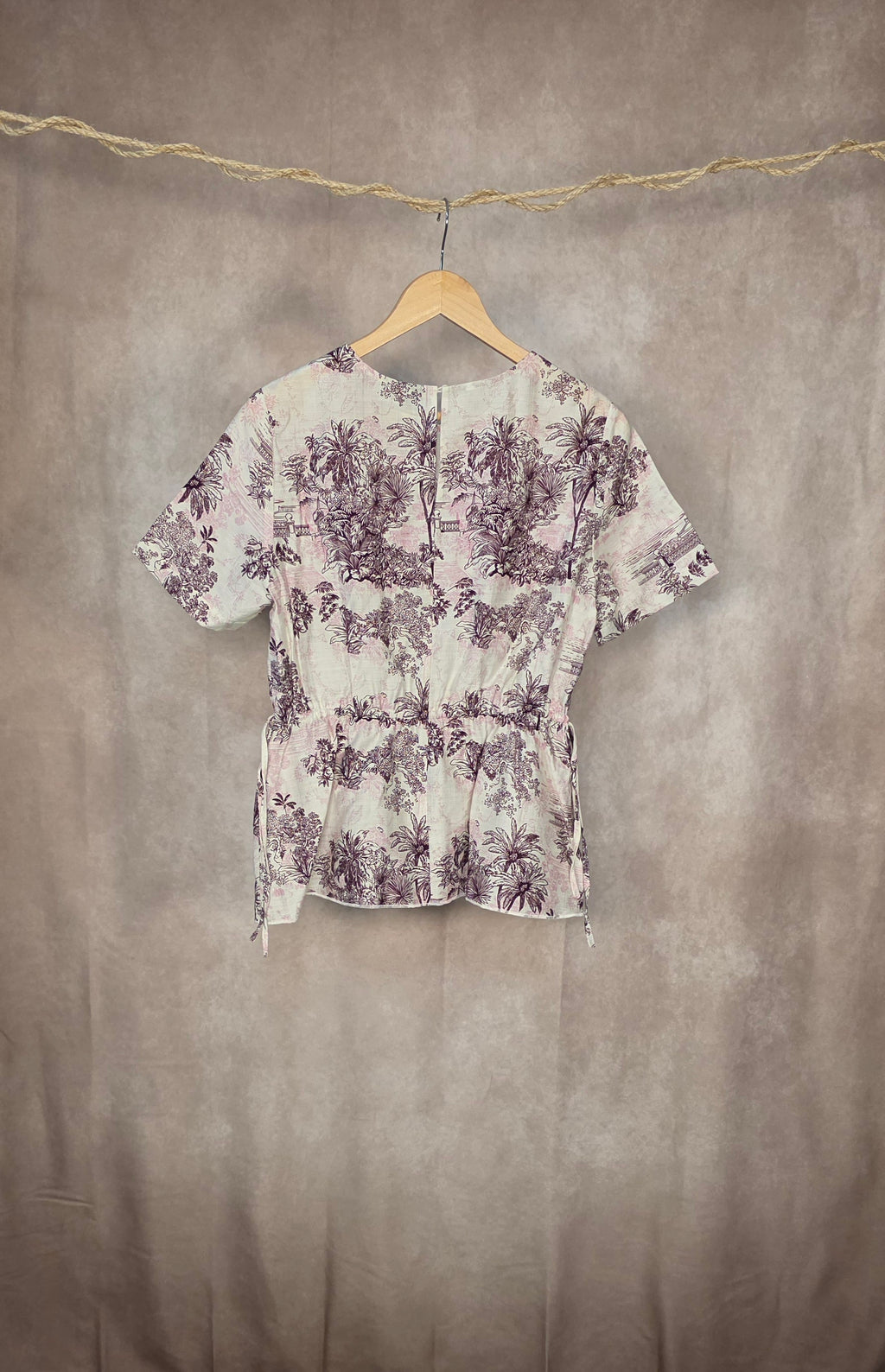 Camicia fantasia monocromatica