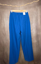 Pantalone blu gamba dritta