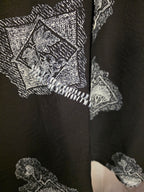Camicia nera a fantasia