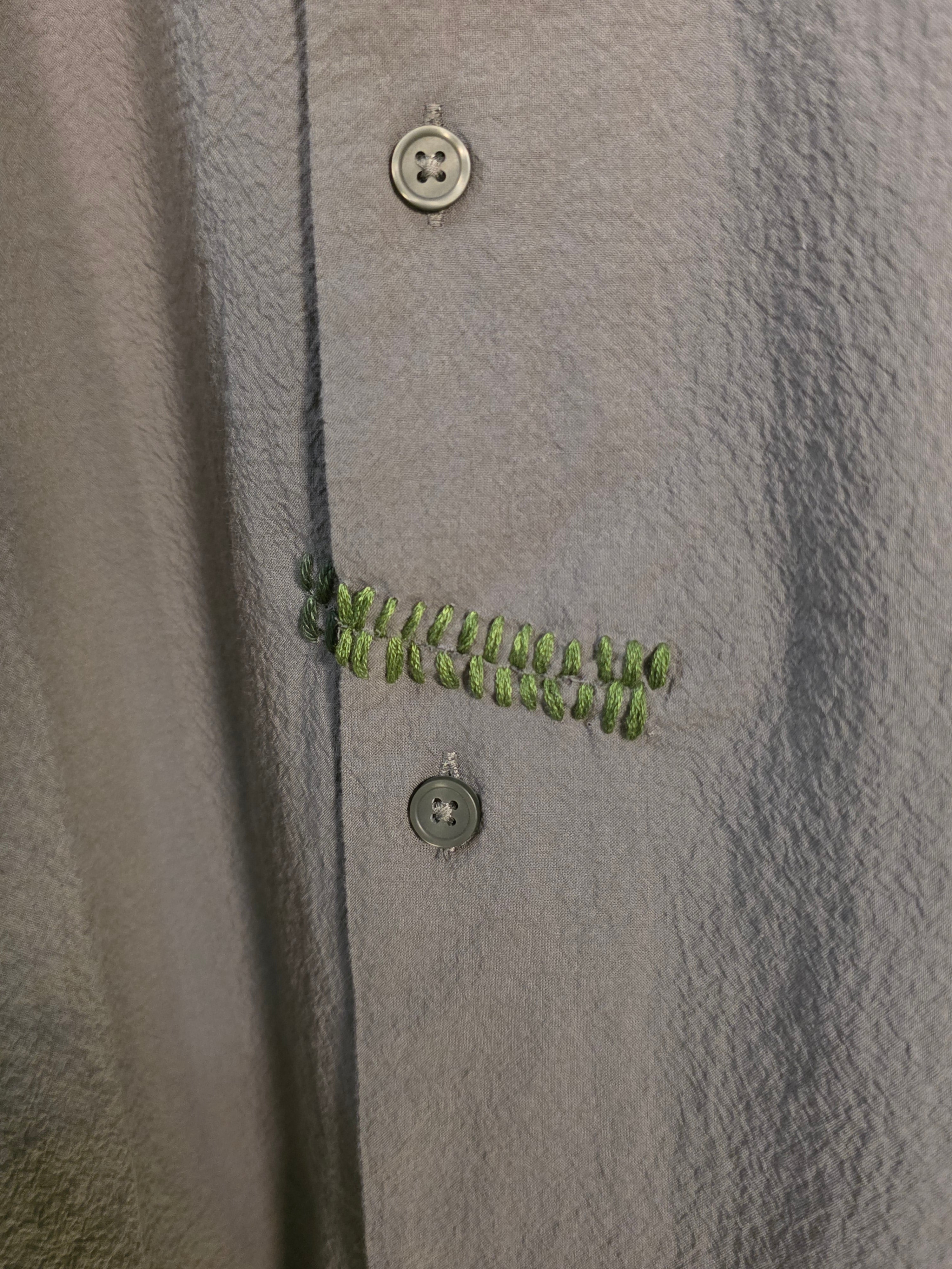 Camicia a maniche corte  in misto cotone