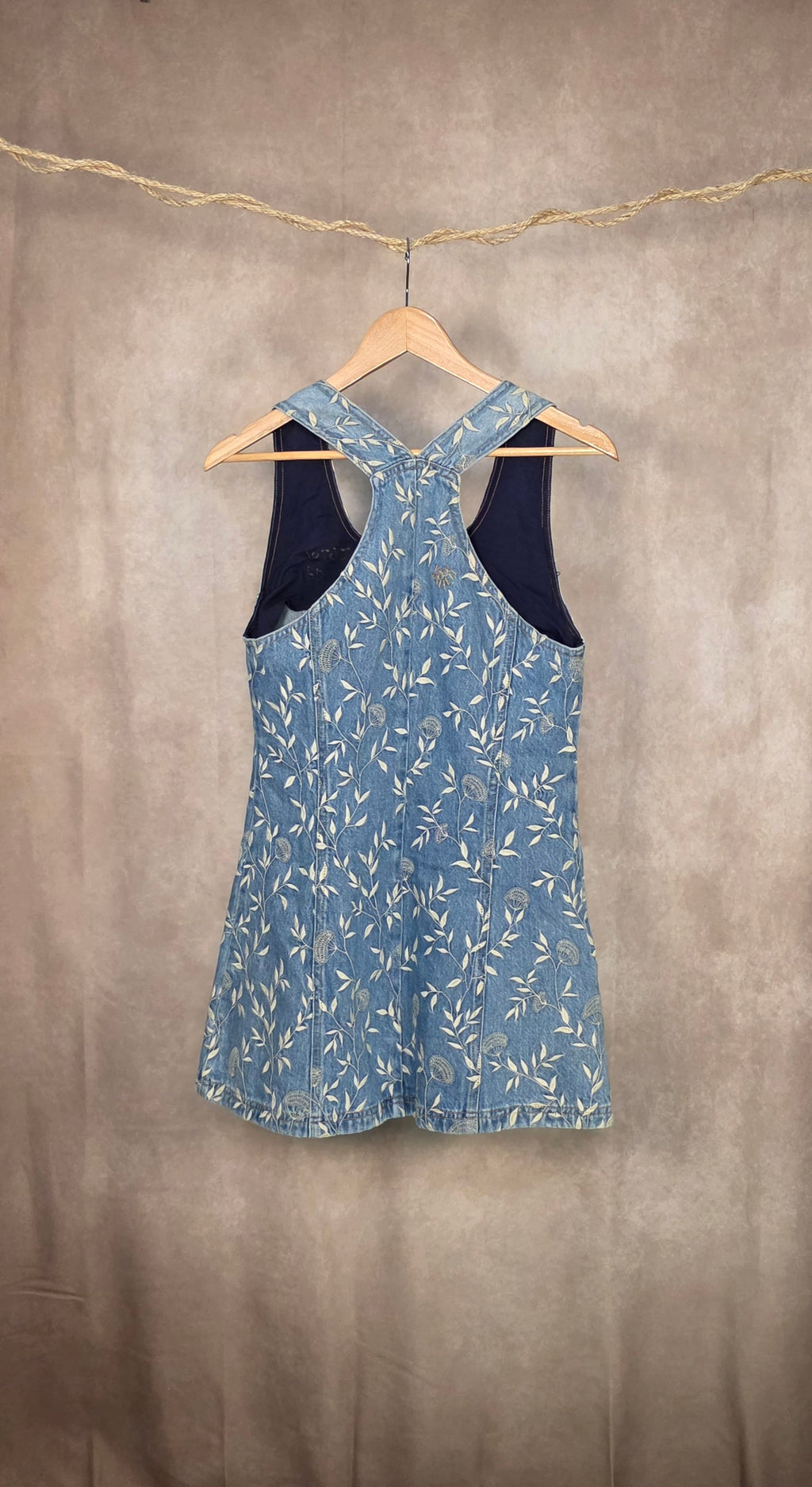Abito salopette in denim