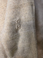 Maglione cozy girocollo chevron beige