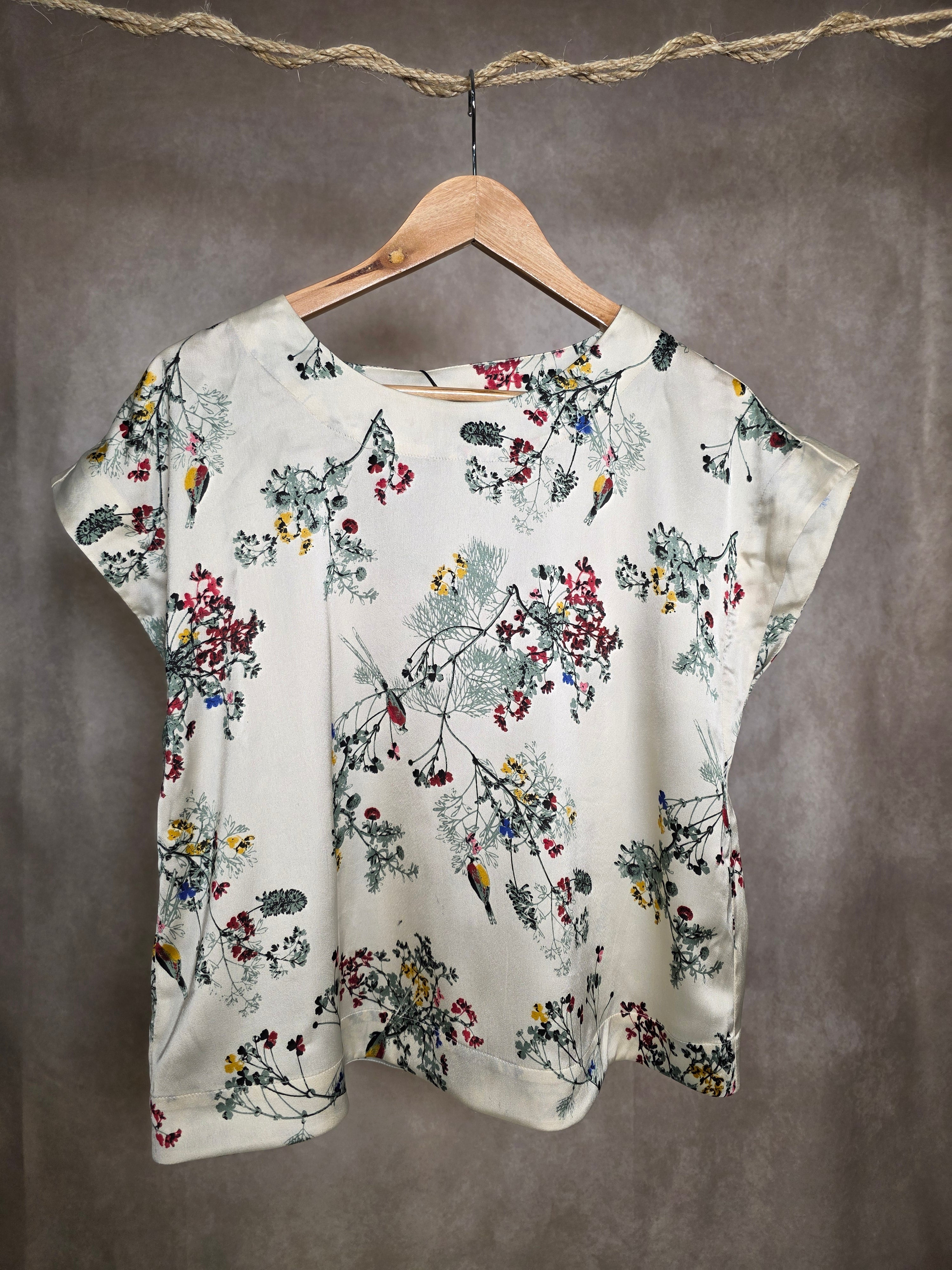 Camicia stampa floreale