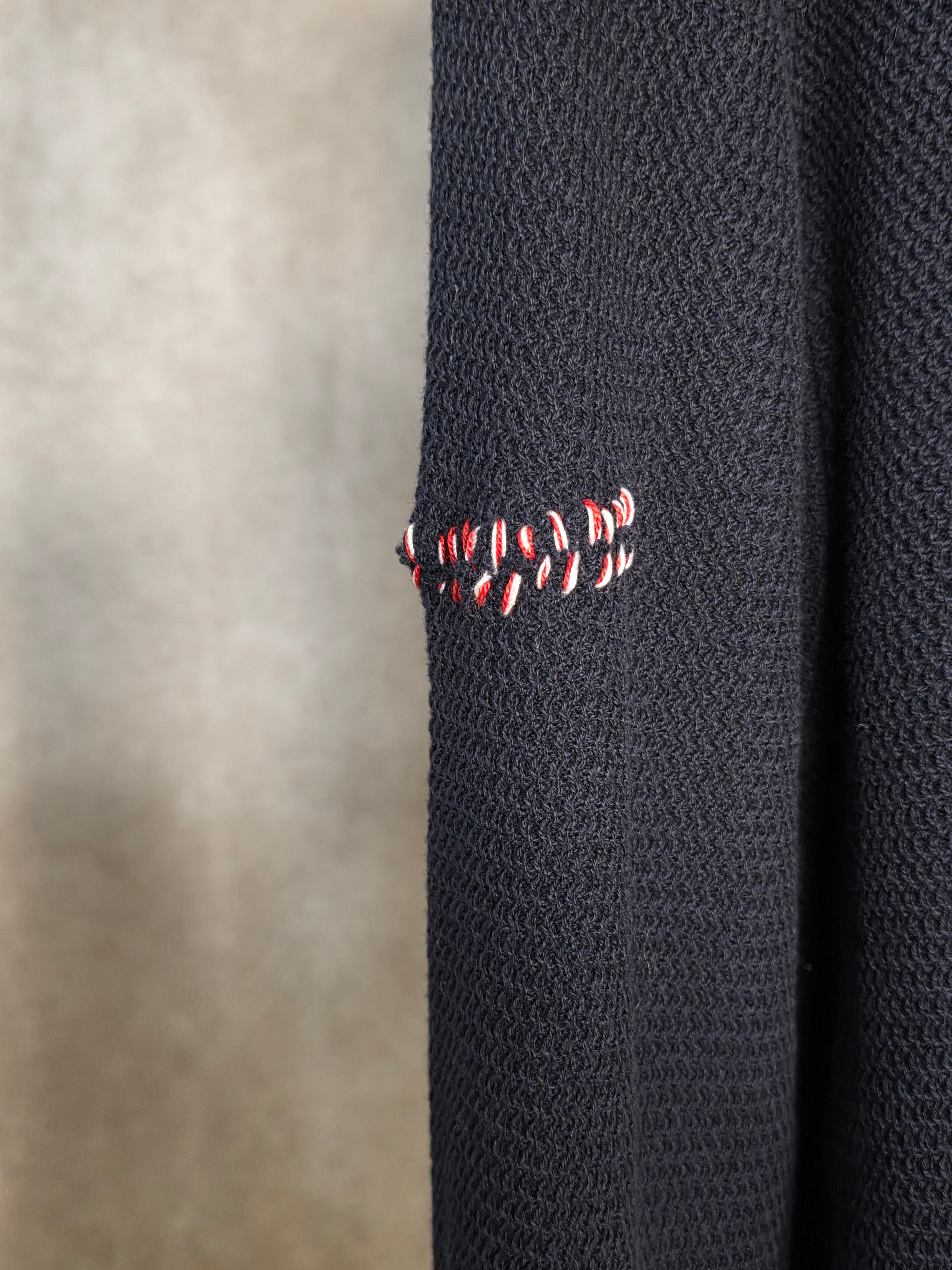 Maglione con mezza zip in cotone