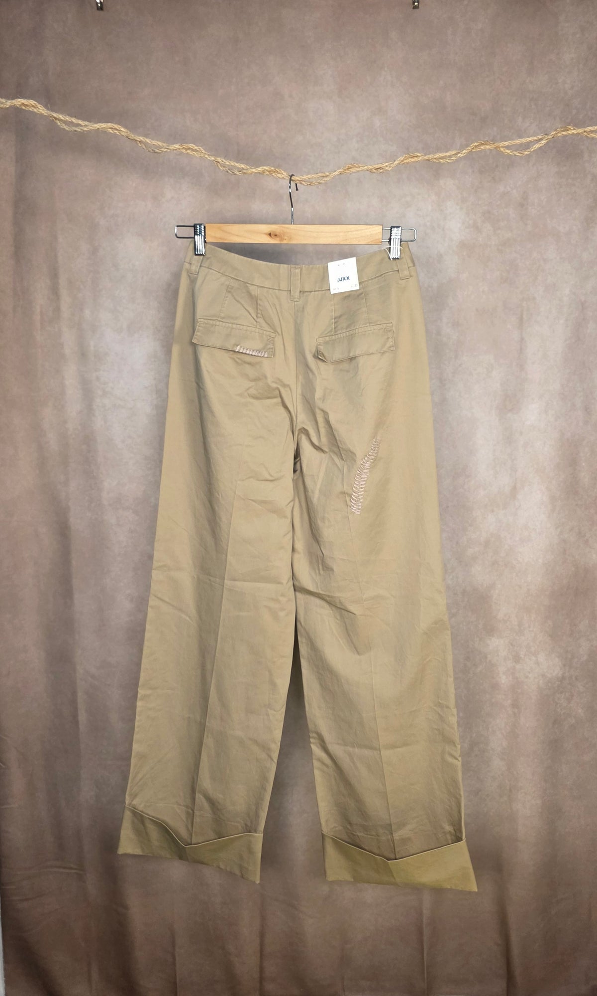 Pantaloni ampi in cotone