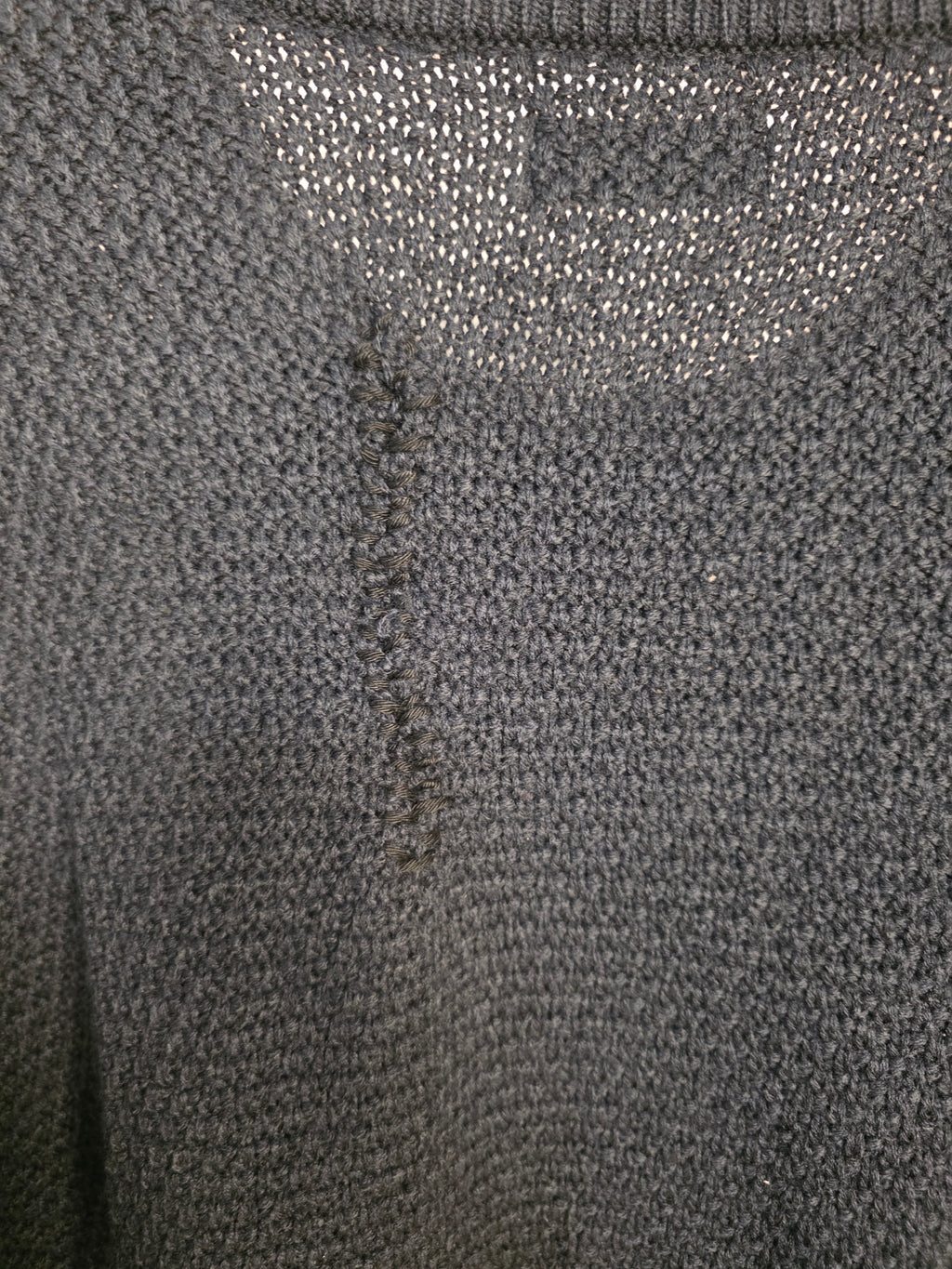 Maglione in maglia a trecce