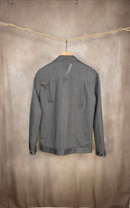 Blazer gessato grigio