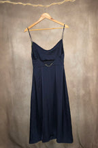 Vestito maxi elegante con spalline regolabili