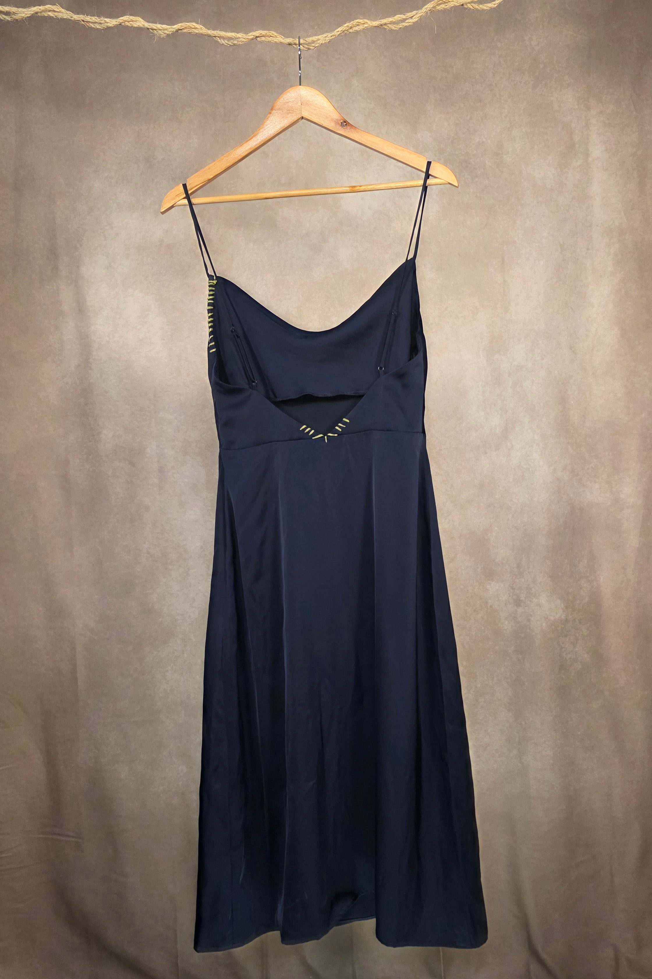 Vestito maxi elegante con spalline regolabili