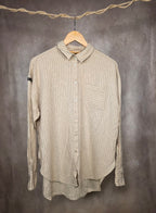 Camicia con trama a maniche lunghe