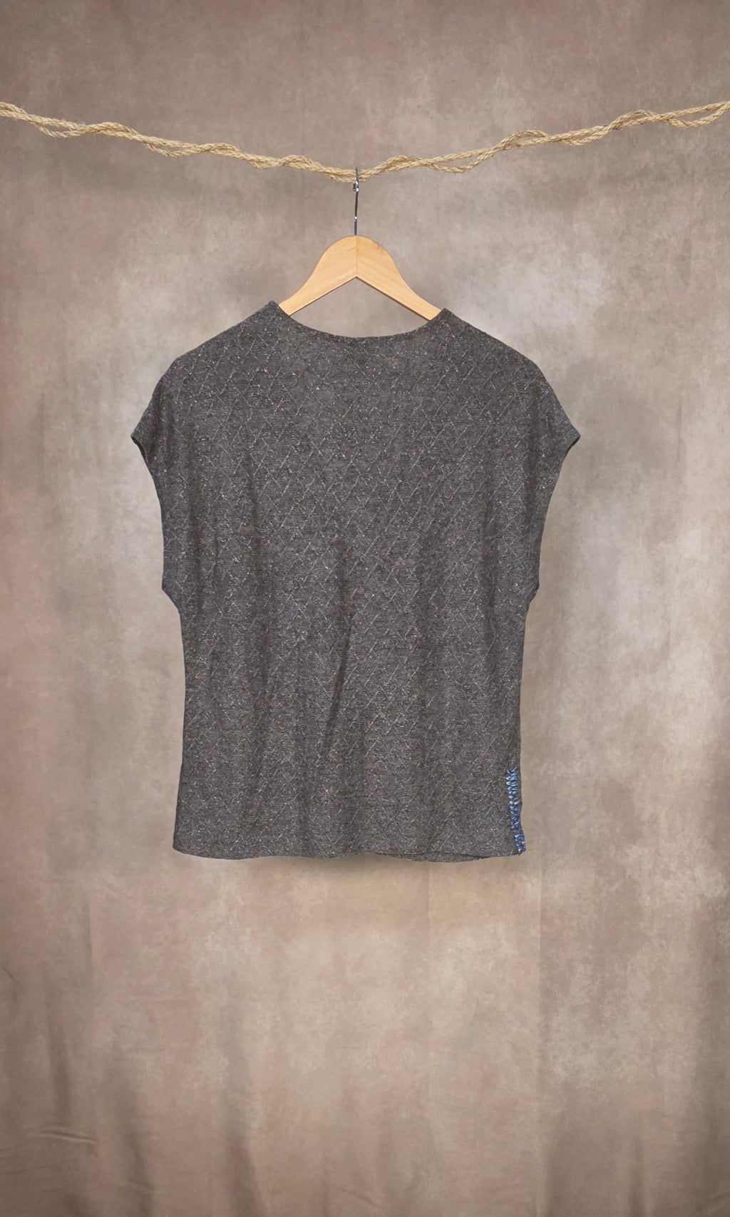 Top in Maglia Leggera Brillantinata