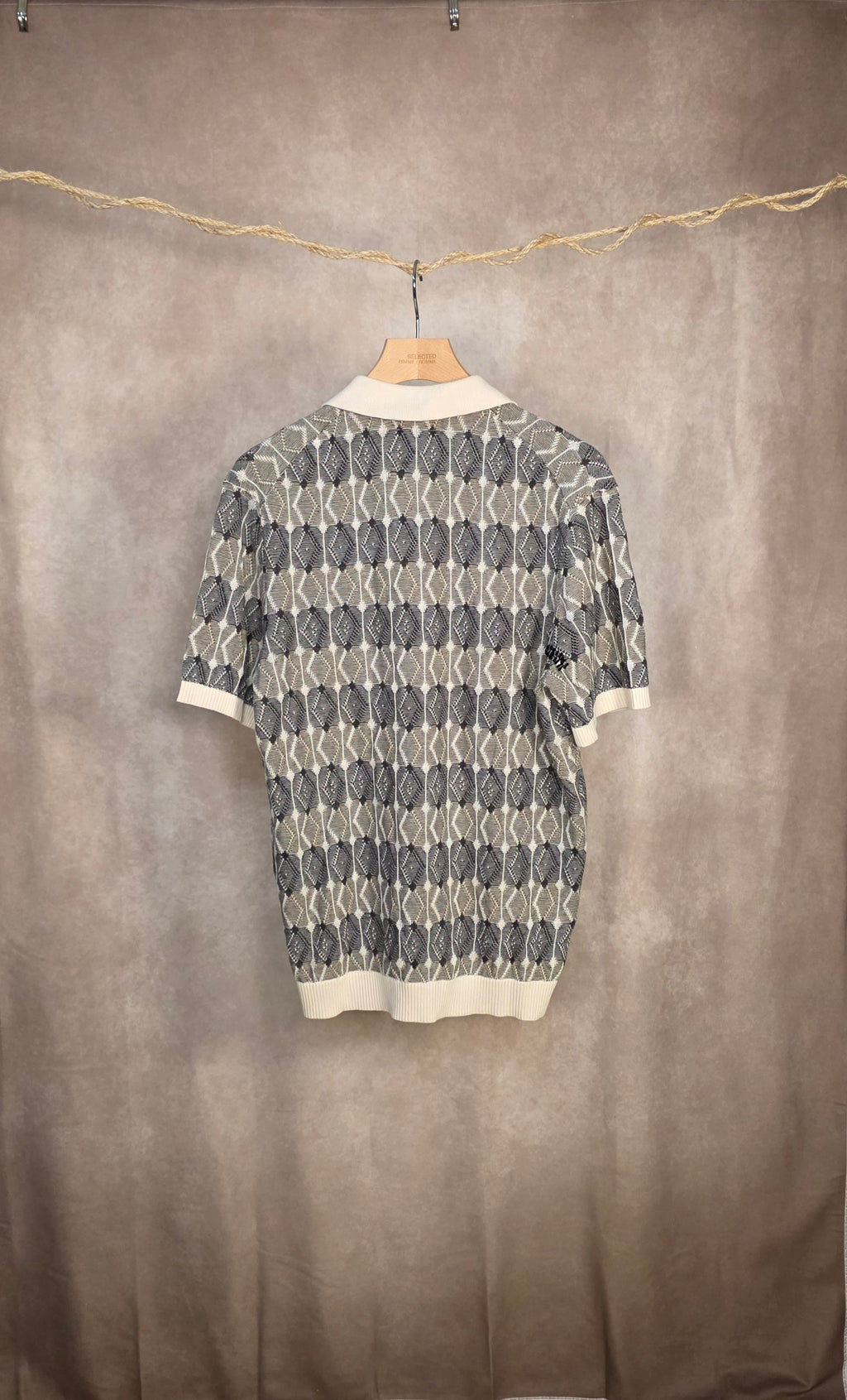 Polo in maglia di cotone organico