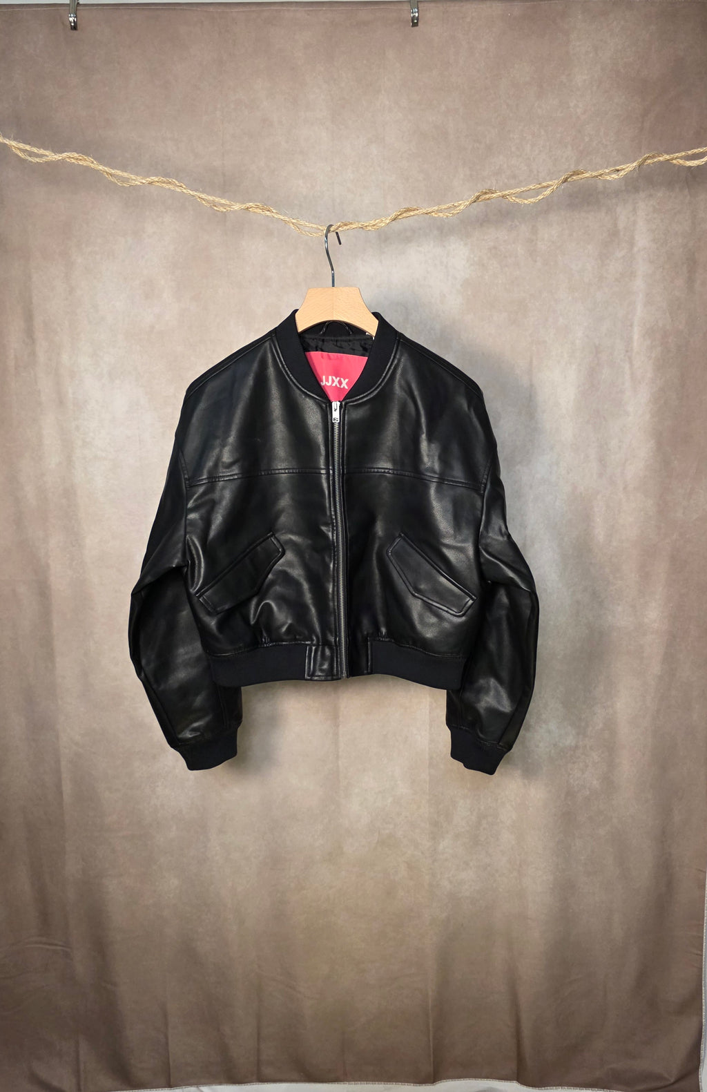 Giubotto bomber in ecopelle