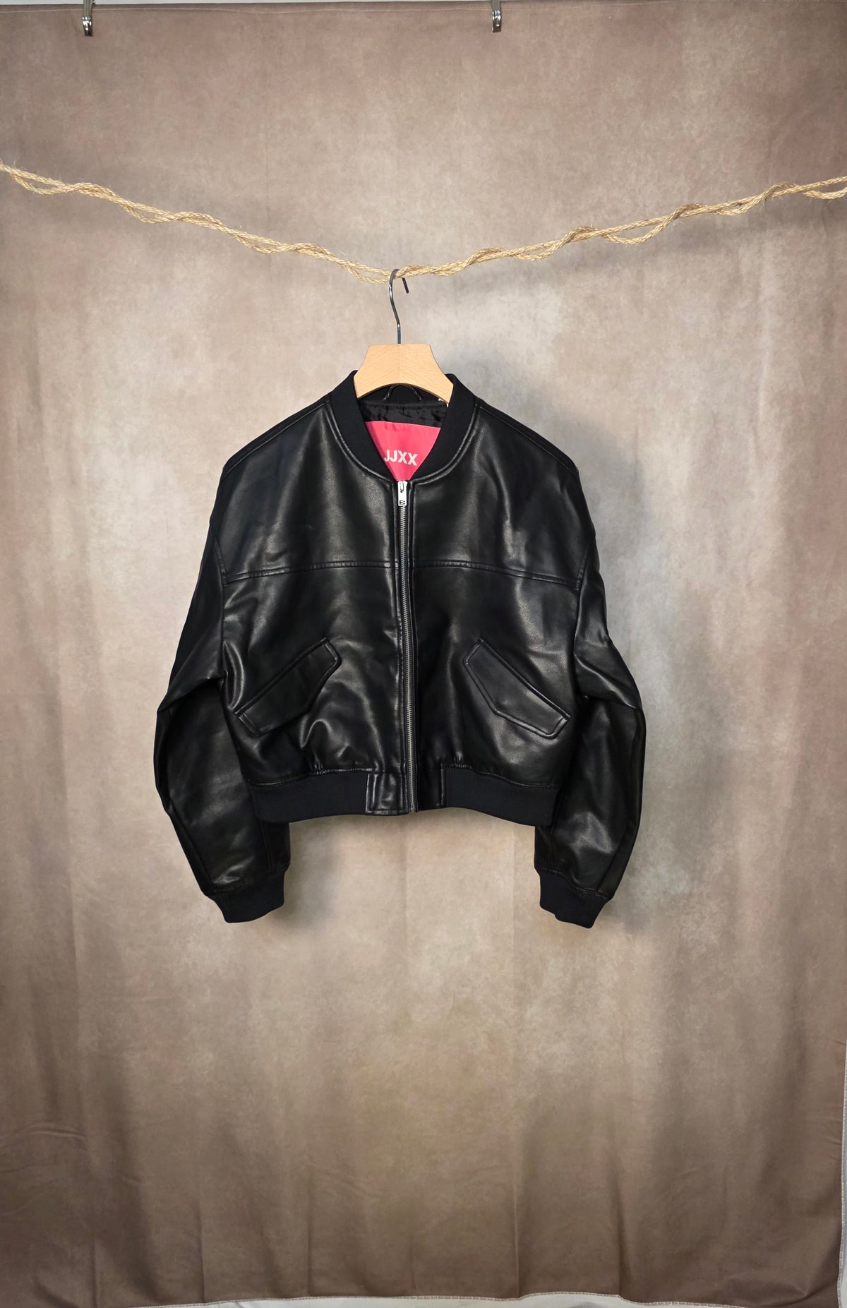 Giubotto bomber in ecopelle