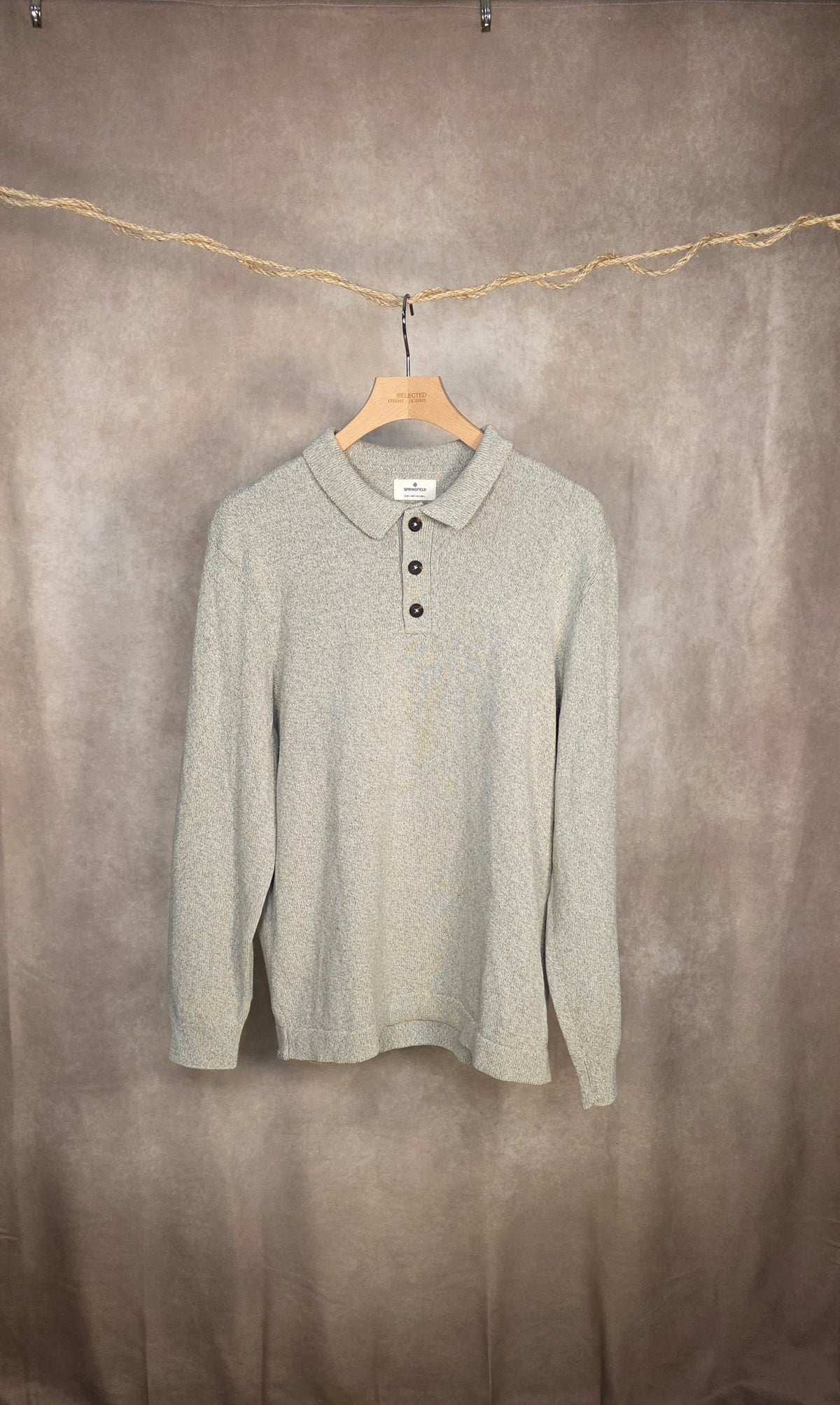 Polo in maglia a maniche lunghe