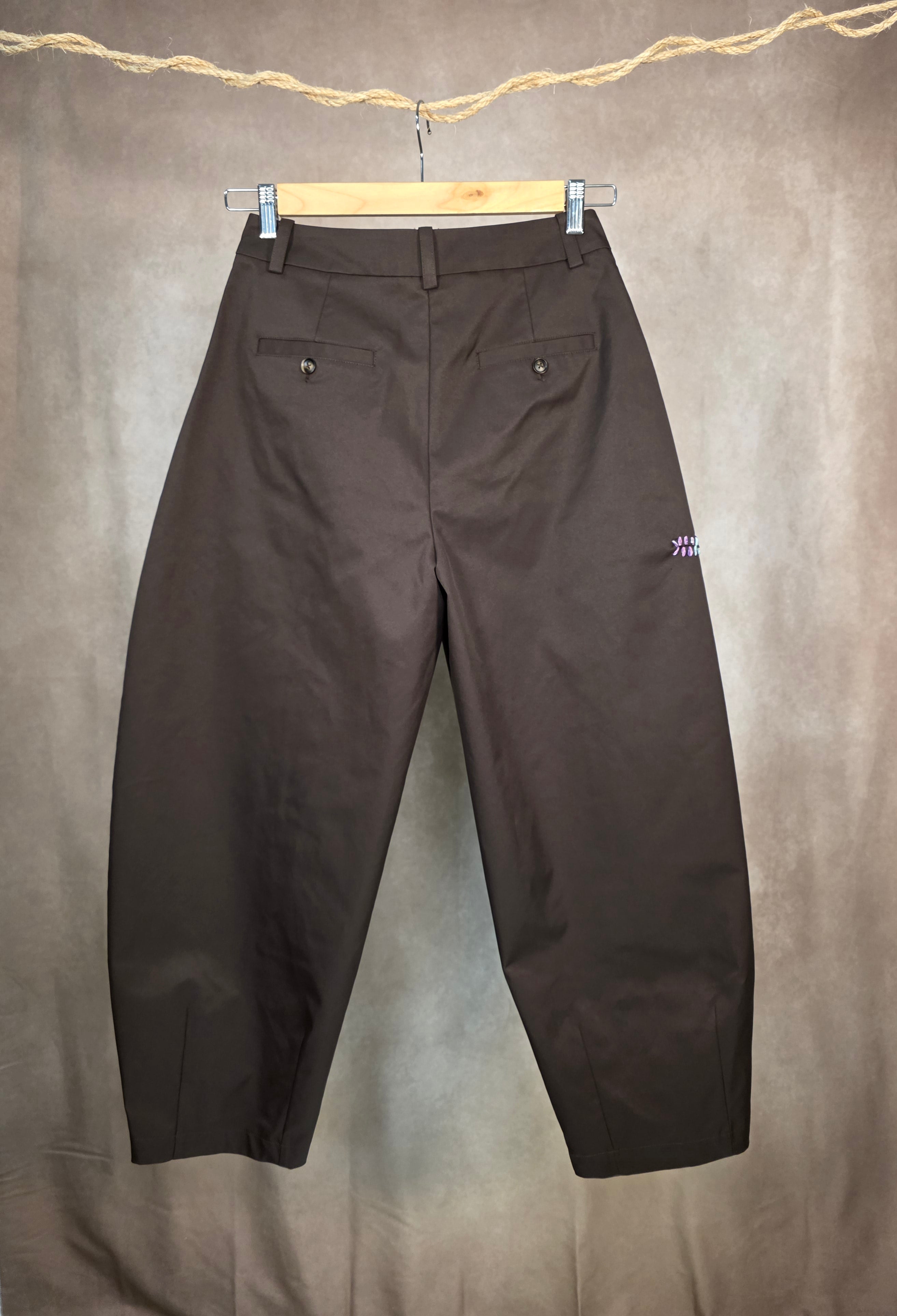 Pantalone vita alta a palloncino