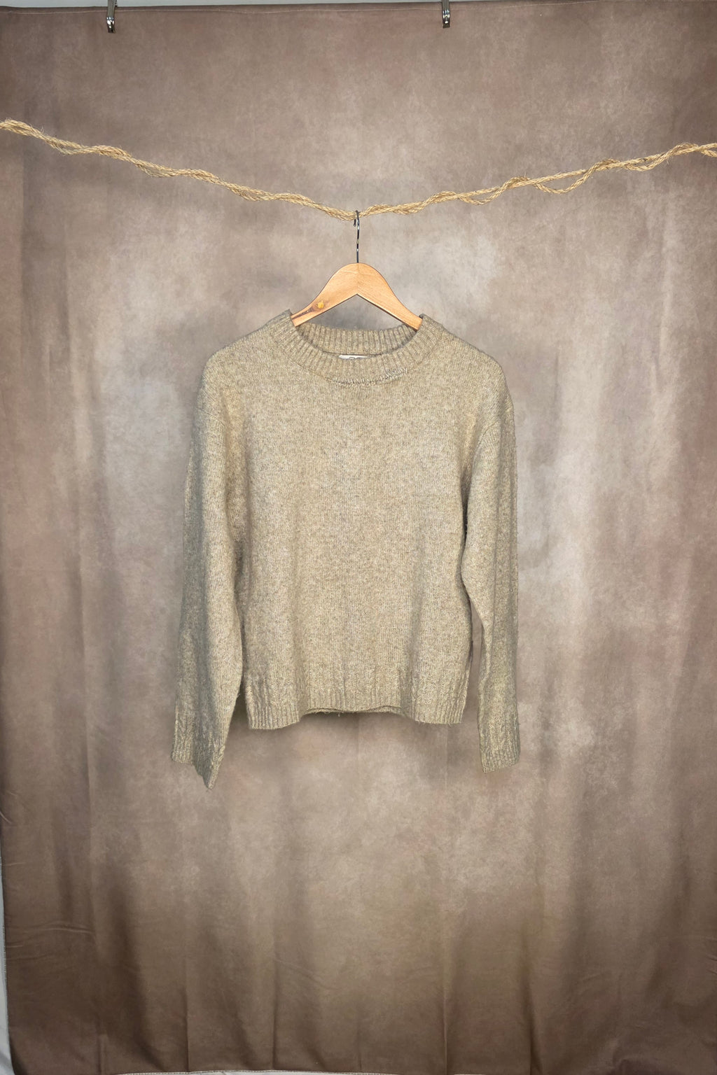 Maglione cozy knit beige