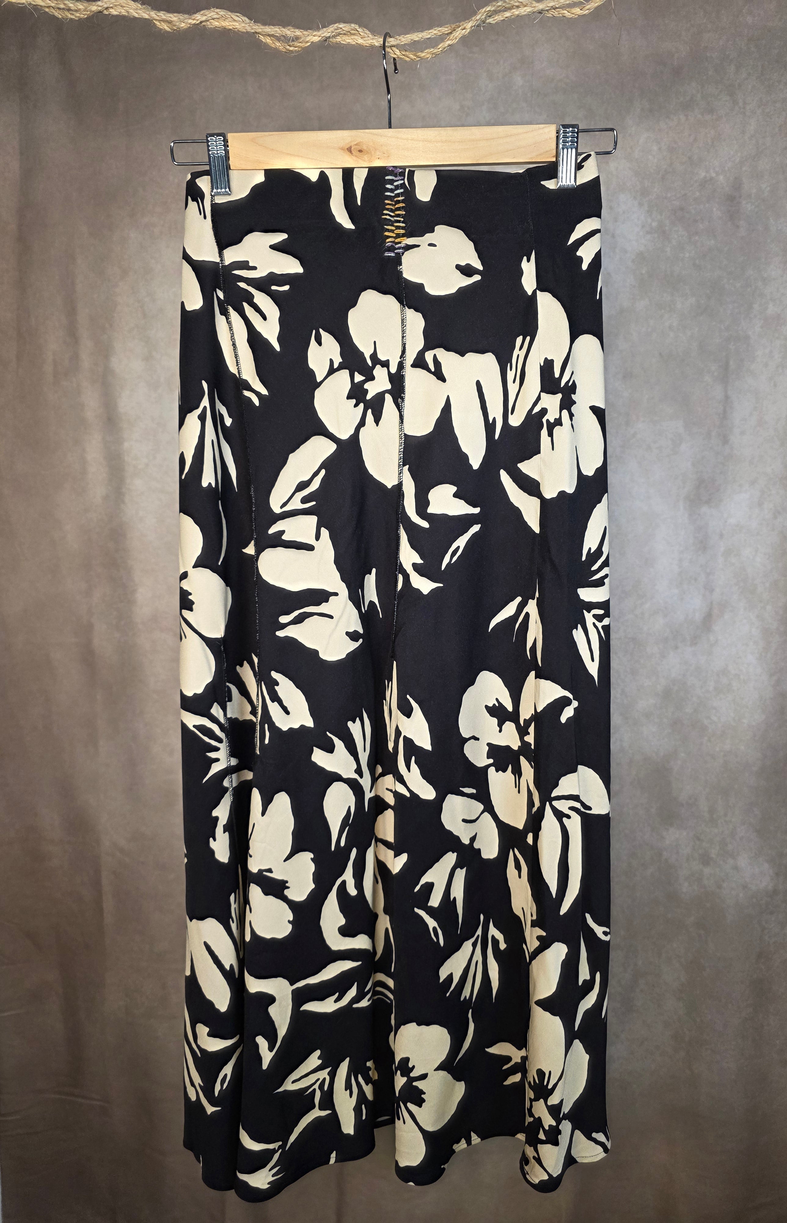 Gonna lunga motivo floreale