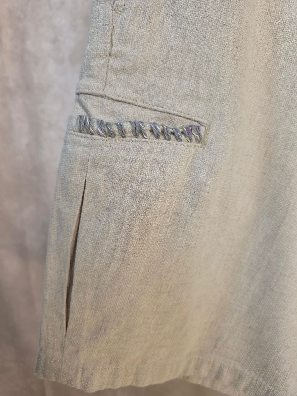 Bermuda relaxed fit in misto lino
