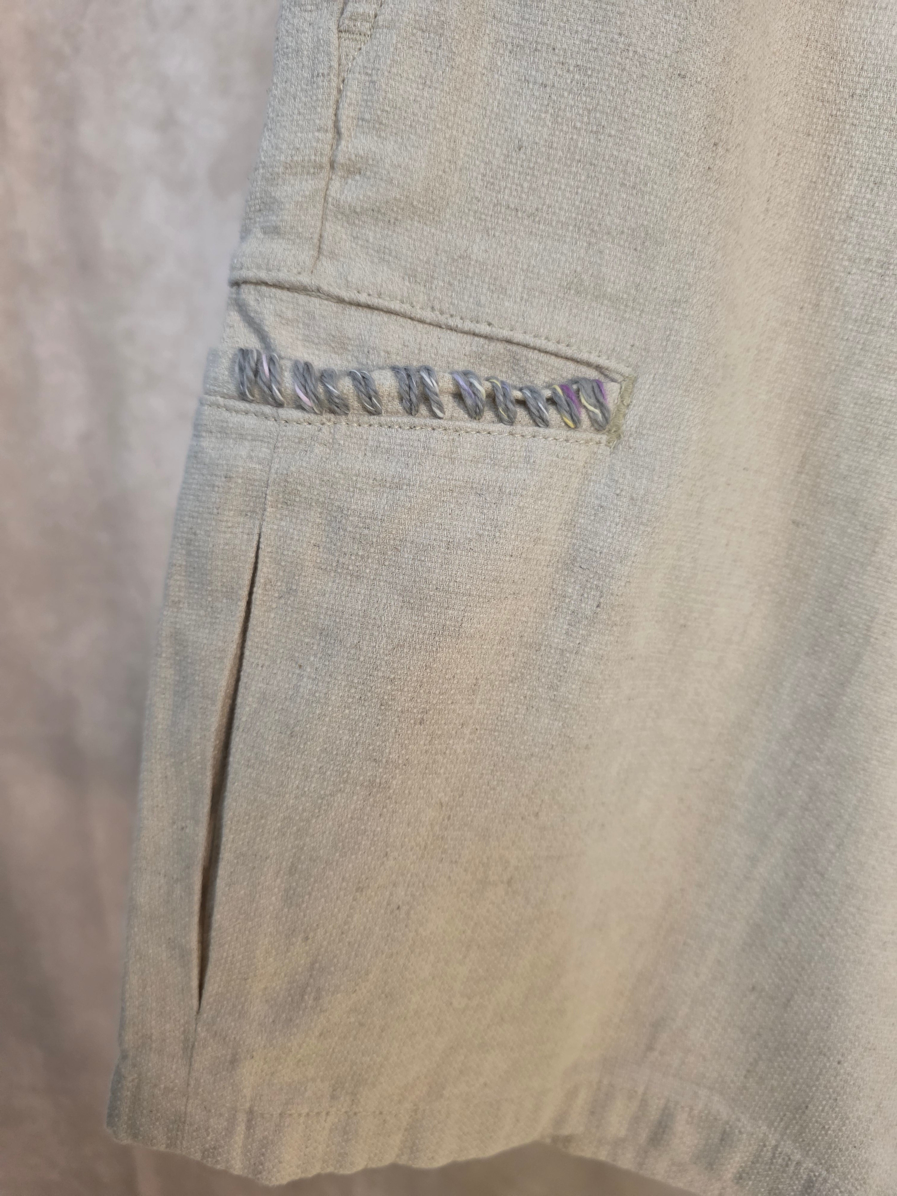 Bermuda relaxed fit in misto lino