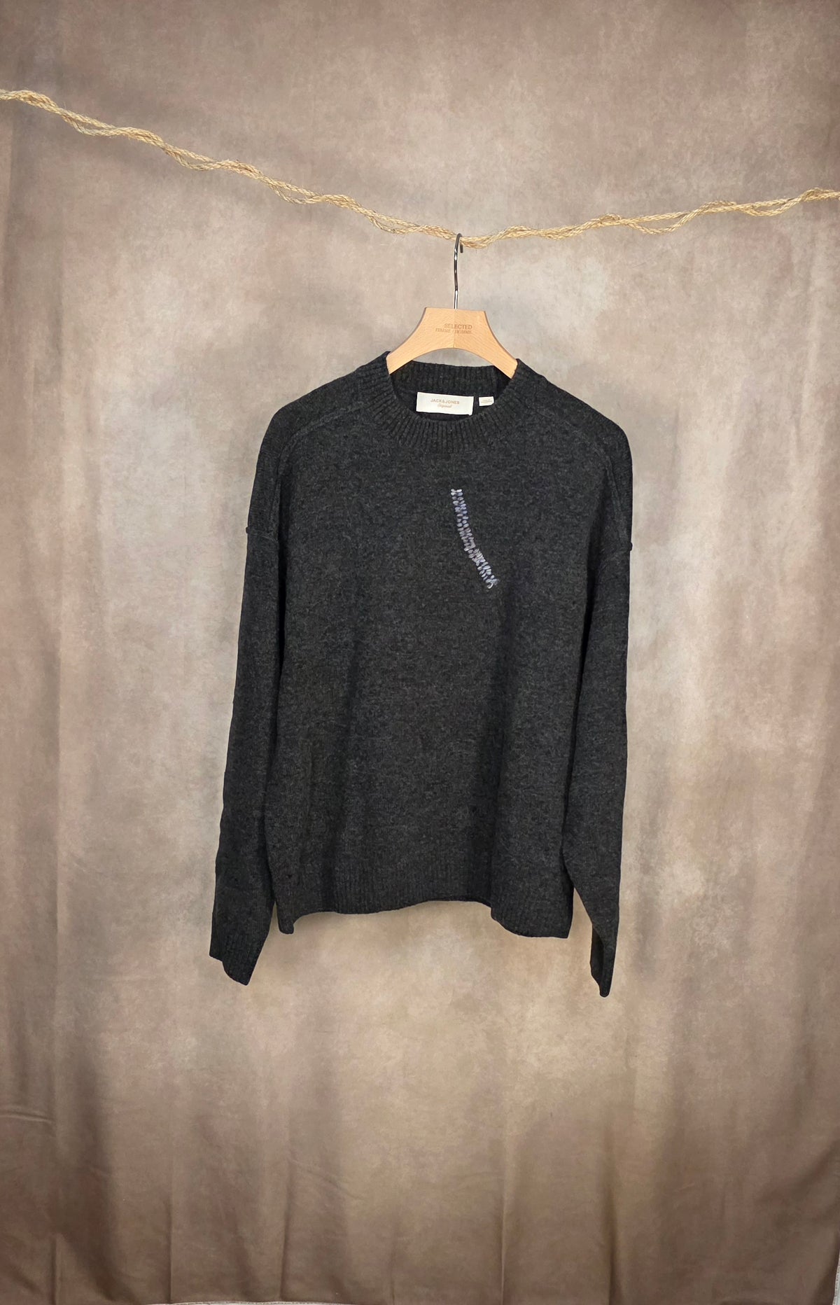 Maglia loose fit in lana