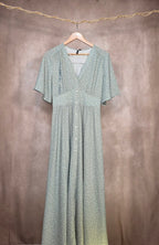 Vestito chemisier a pois bianchi