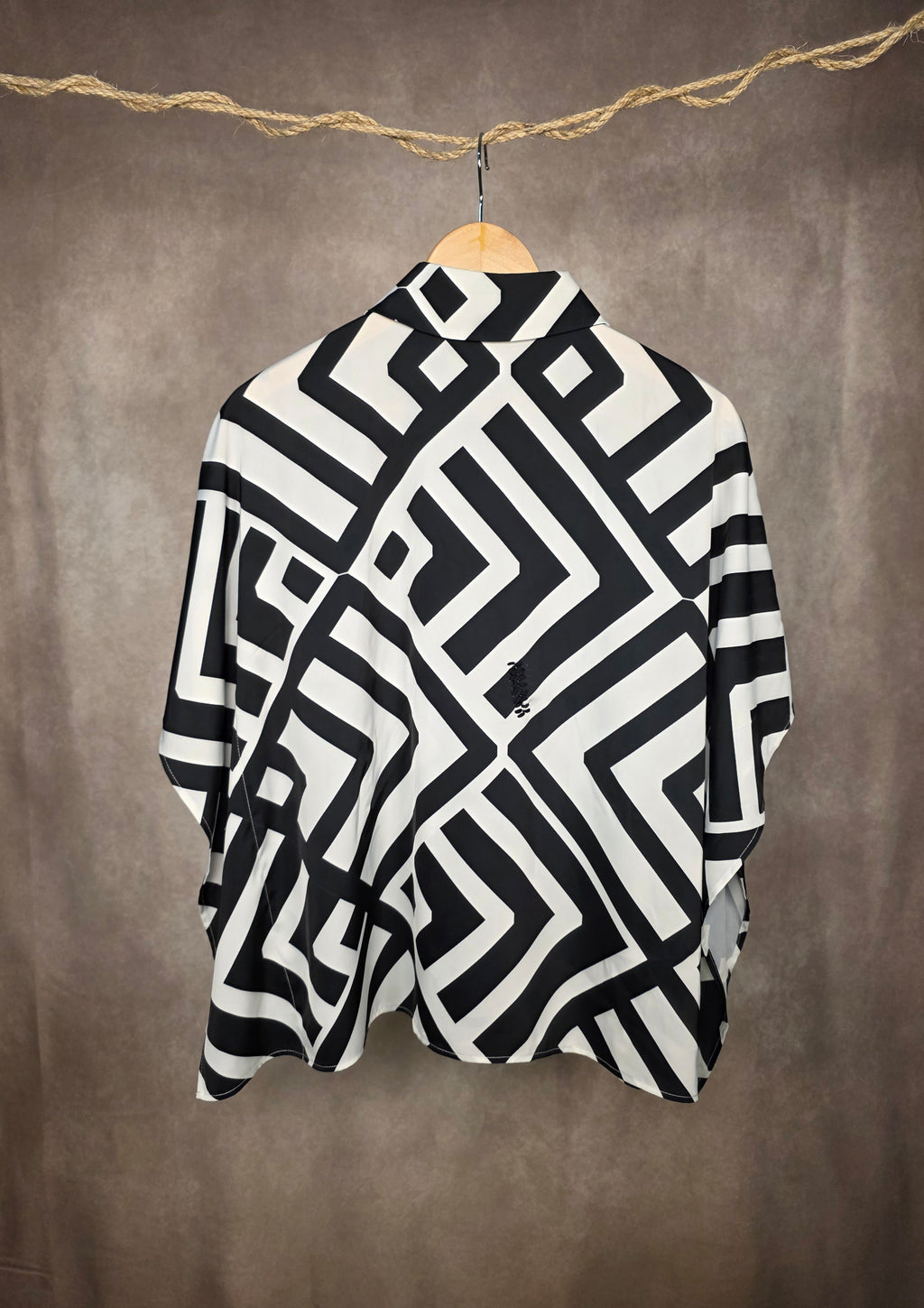 Camicia stampa geometrica