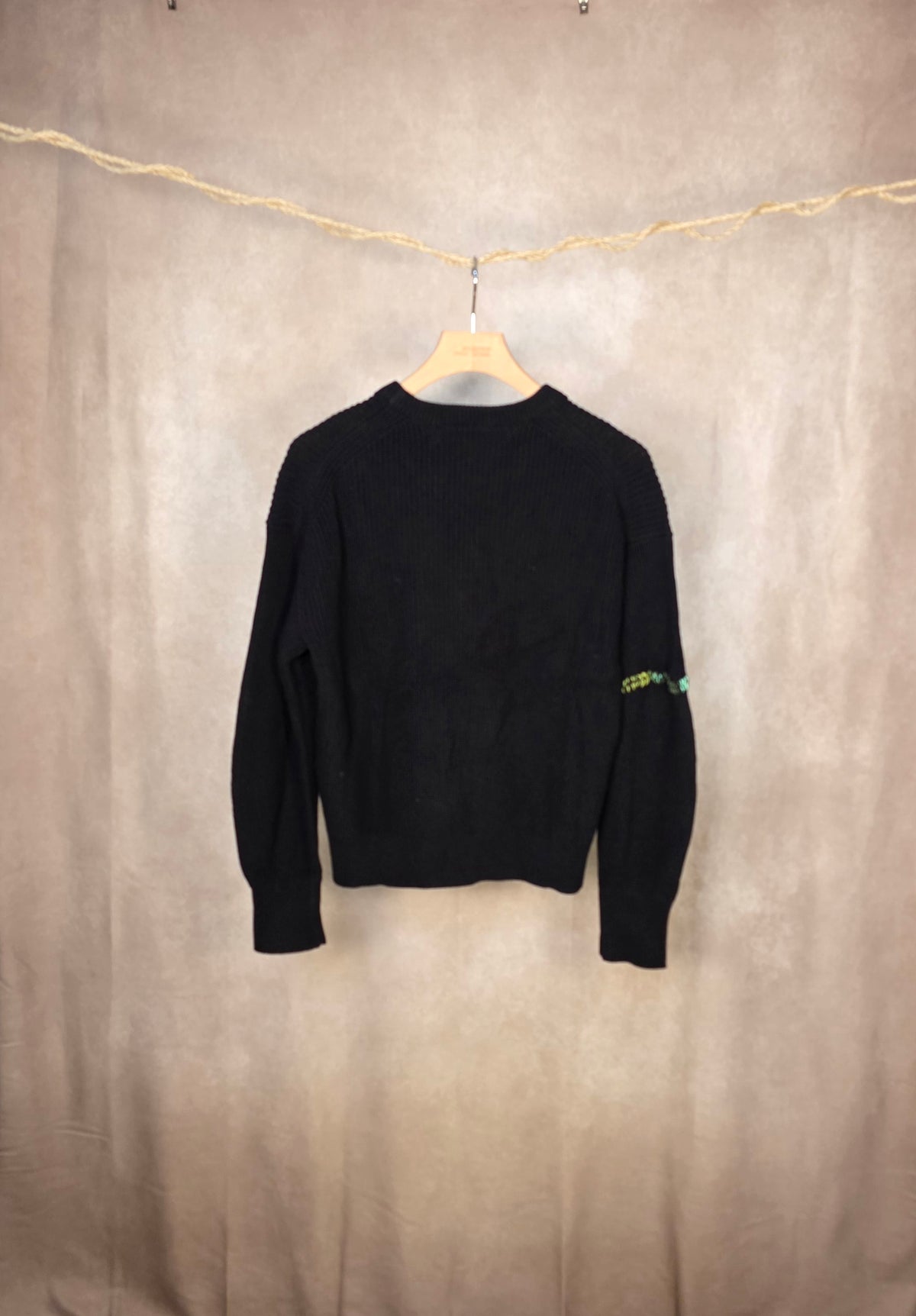 Maglia nera in cotone