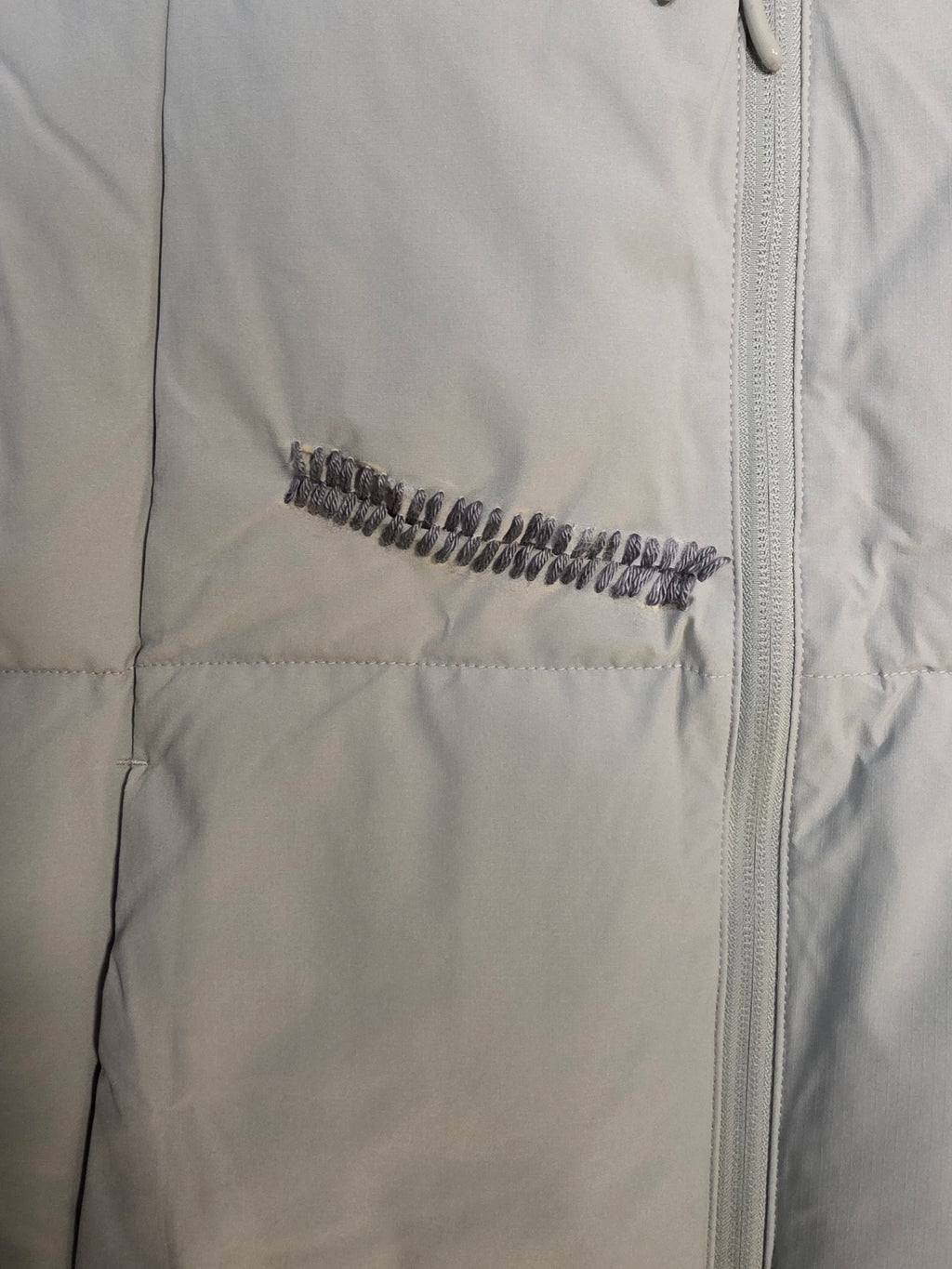 Gilet imbottito verde pastello