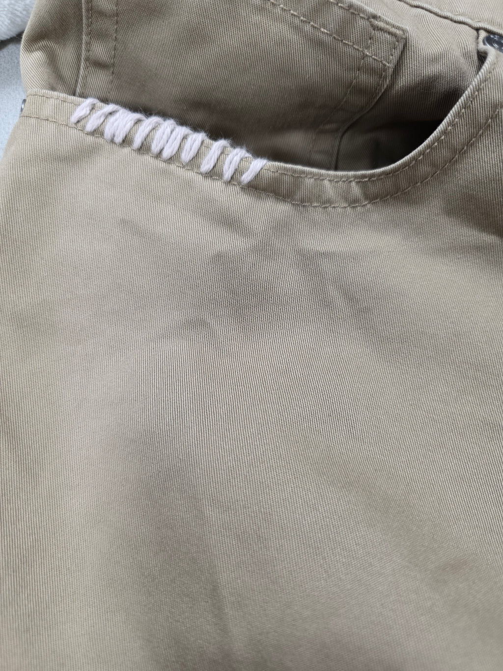 Jeans beige baggy fit