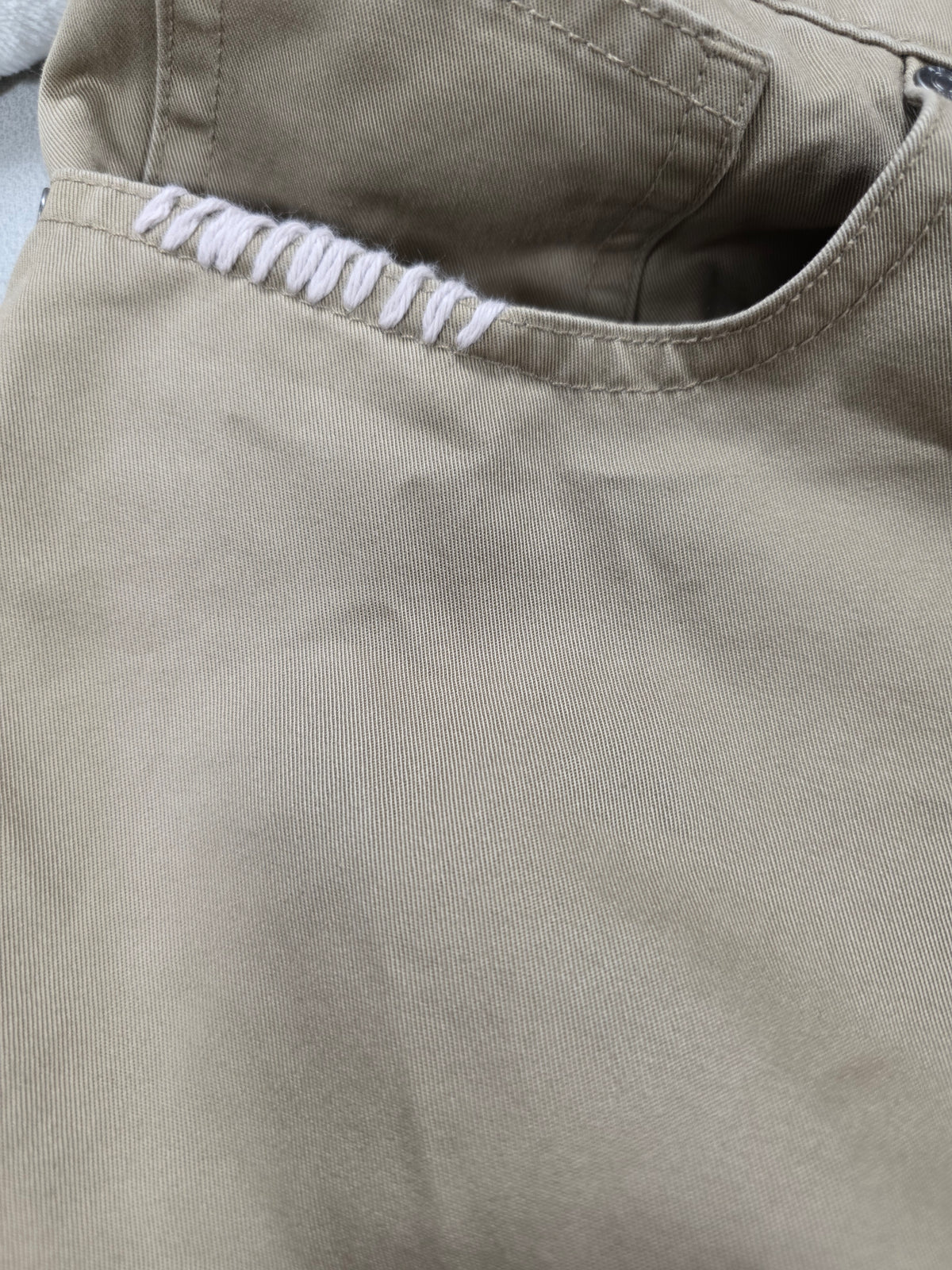 Jeans beige baggy fit