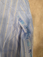 Camicia Gessata con Strass