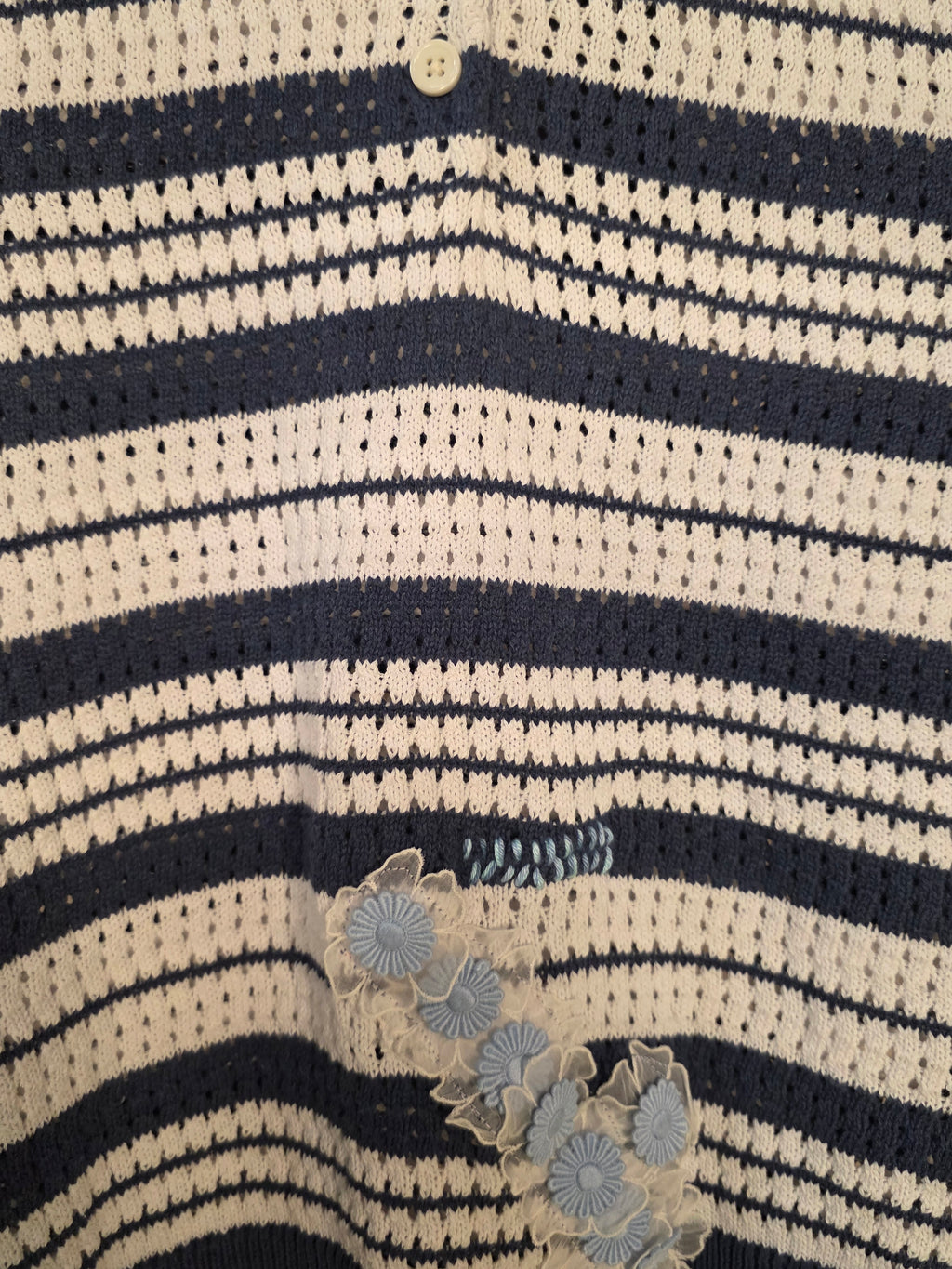Polo in maglia a righe