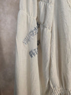 Camicia con inserti in pizzo a maniche lunghe