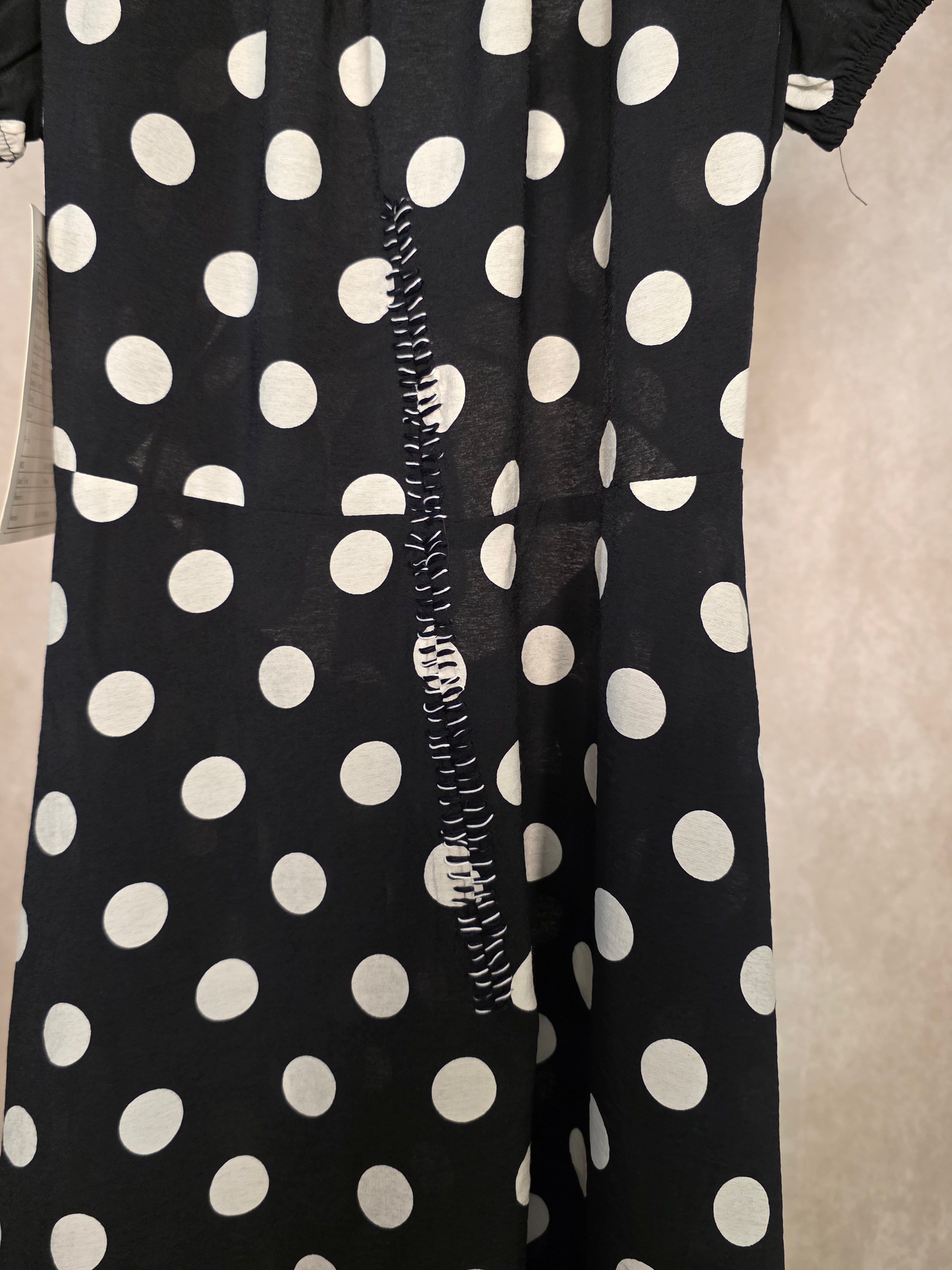 Abito lungo a pois