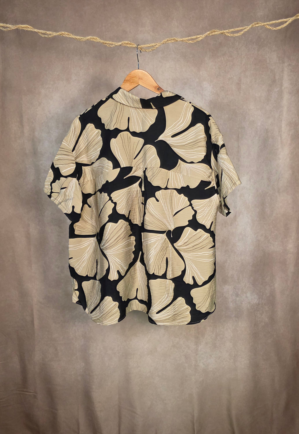 Camicia oversize in fantasia