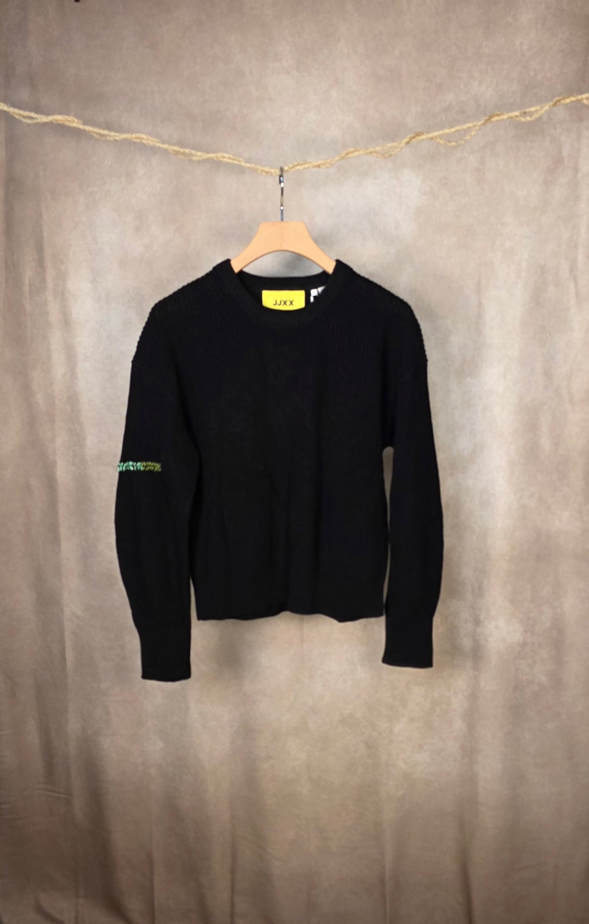 Maglia nera in cotone