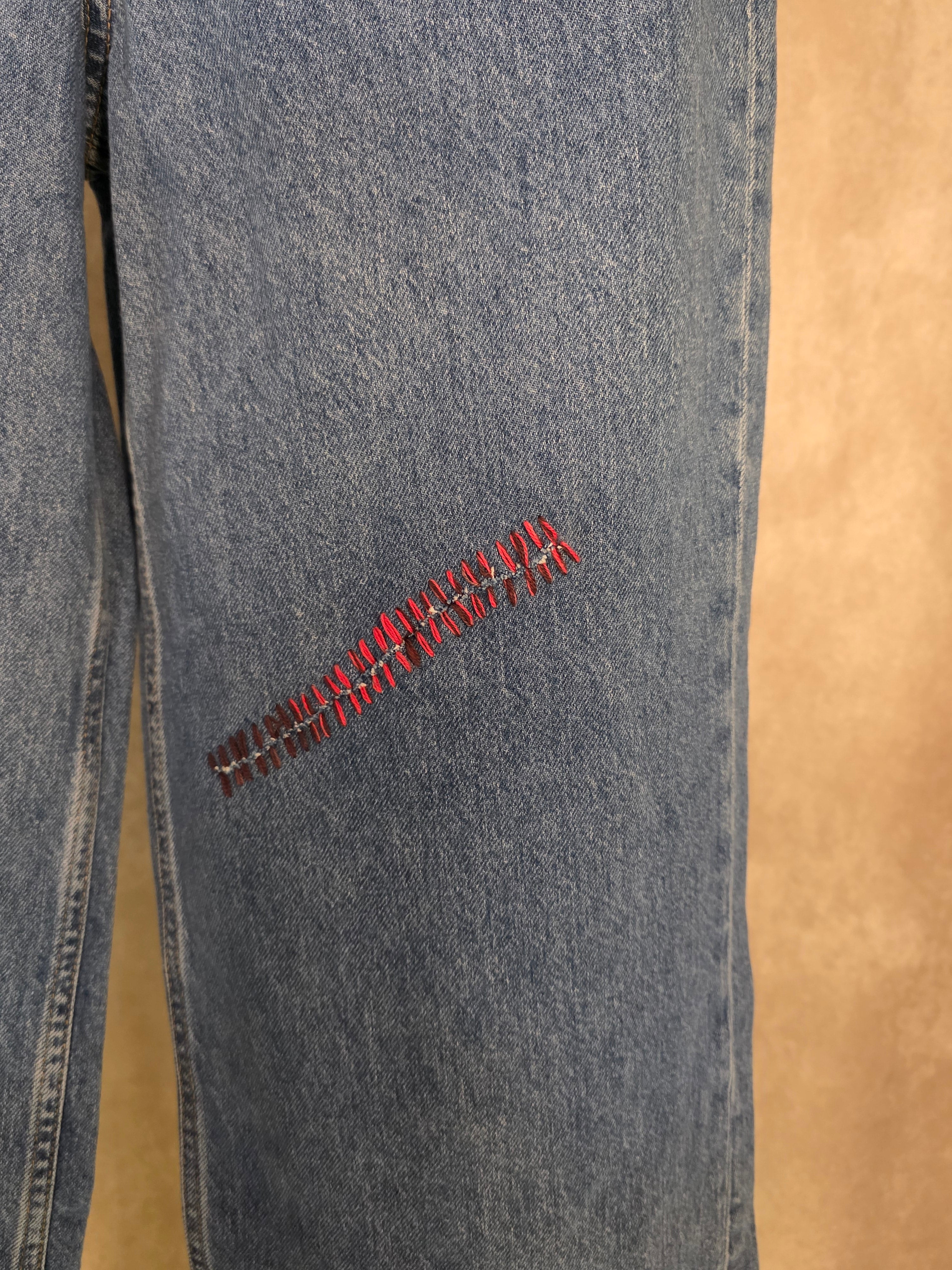 Jeans wide high waist