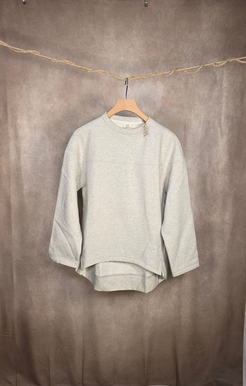 Felpa girocollo oversize